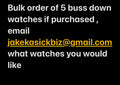 Bulk Order 5 Watches